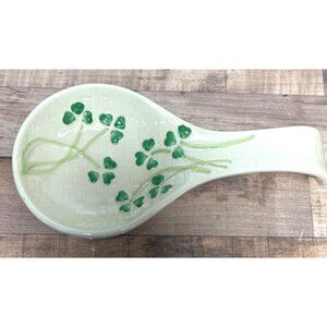 Celtic Classics Ceramic Shamrock Spoon Rest